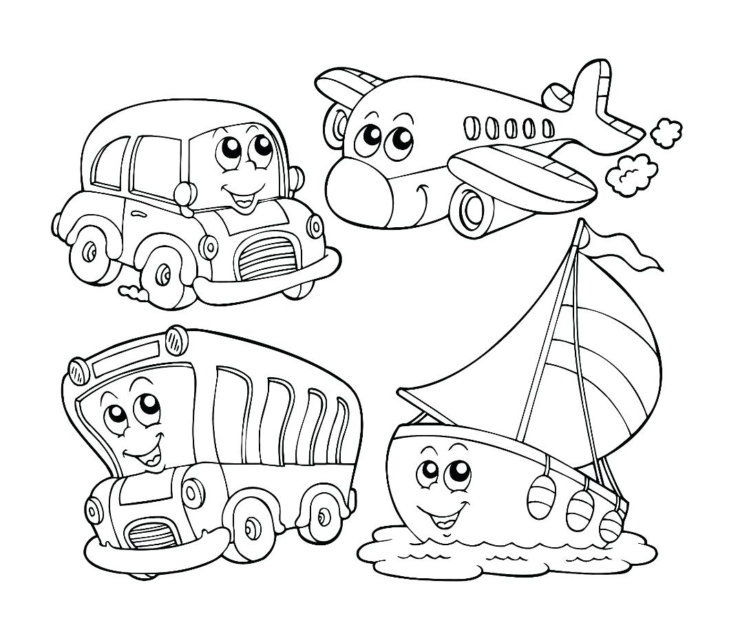 1088x921 Coloring Pages Transportation Coloring Pages Train For Kids