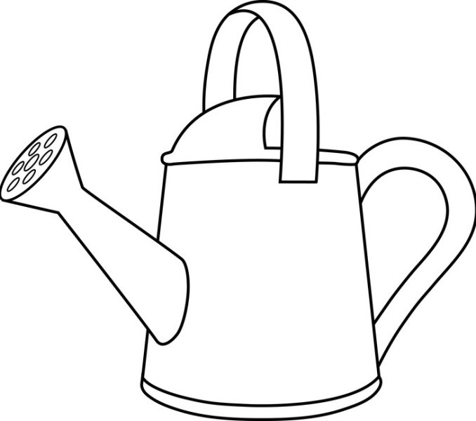 678x600 Can Coloring Page Watering Can Coloring Page Free Clip Art Chiefs