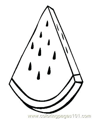 309x400 Watermelon Coloring Pages Preschoolers Printable Coloring