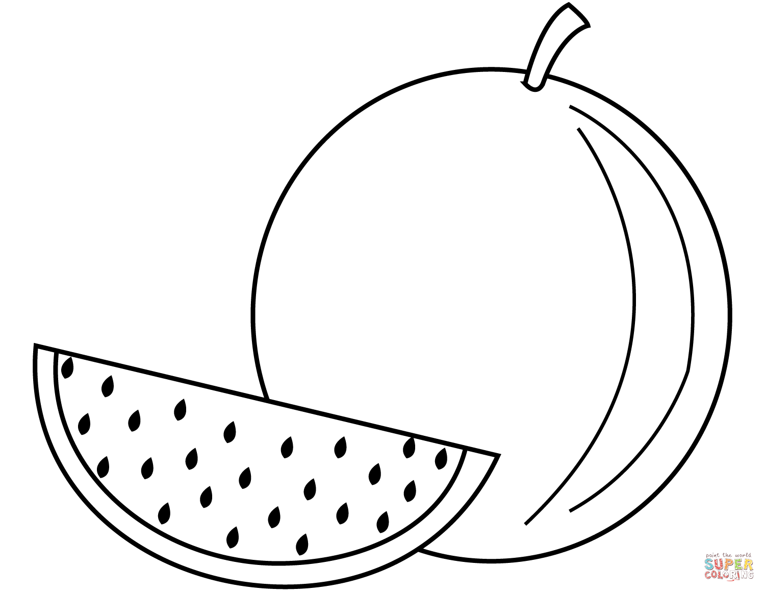 1500x1160 Watermelons Coloring Pages Free Coloring Pages Watermelon Coloring