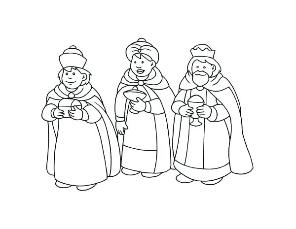 600x465 Wise Men Coloring Pages Print This Three Kings Coloring Page Best