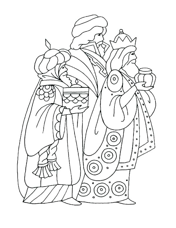 600x776 Three Kings Coloring Pages Grandmaman Site