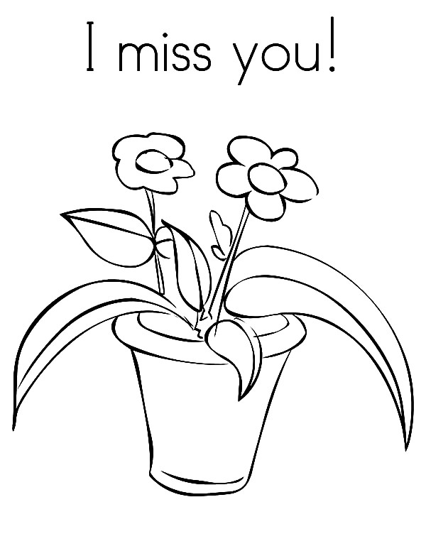 600x776 We Miss You Coloring Cards Coloring Pages Coloring Gallery