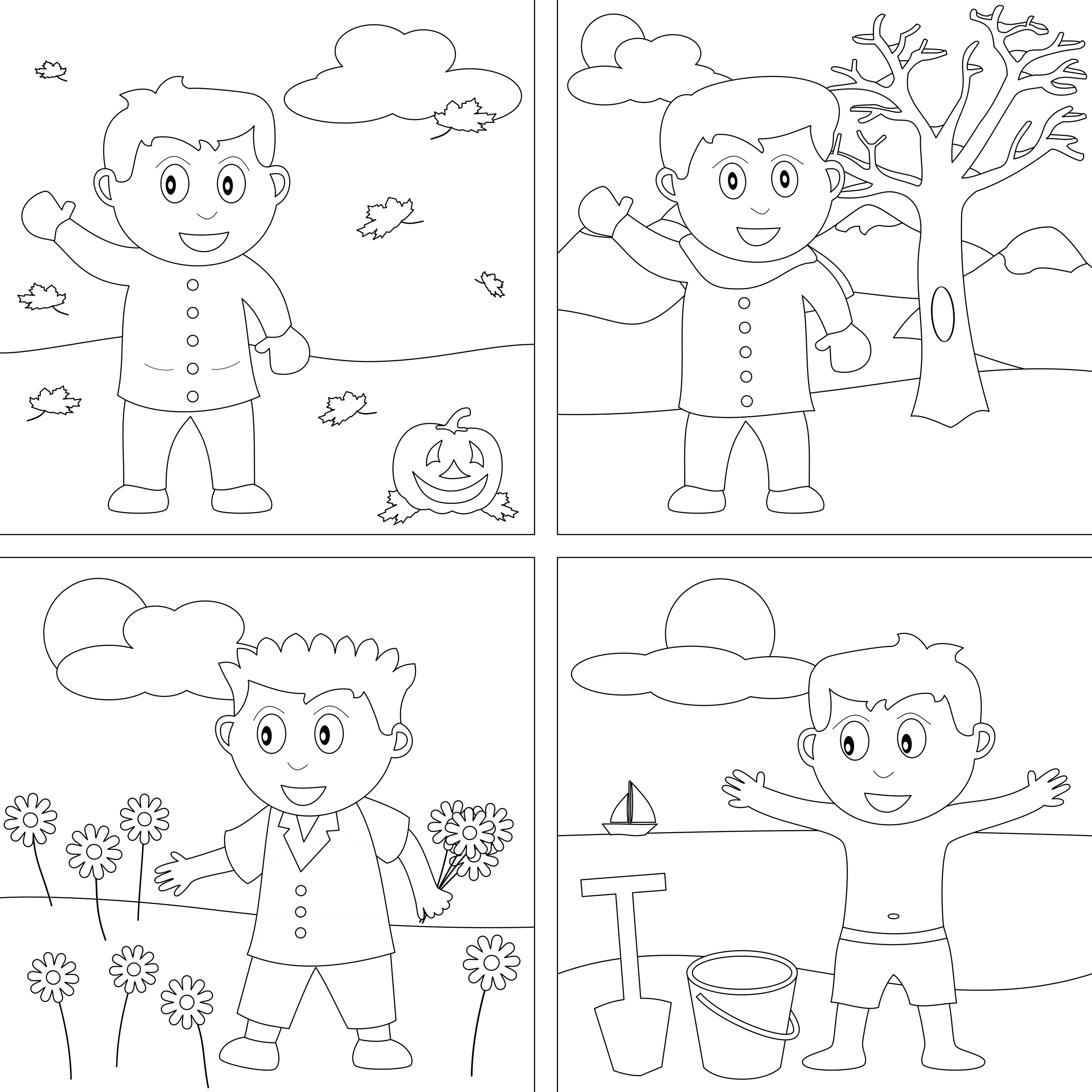 2828x2828 Weather Coloring Pages
