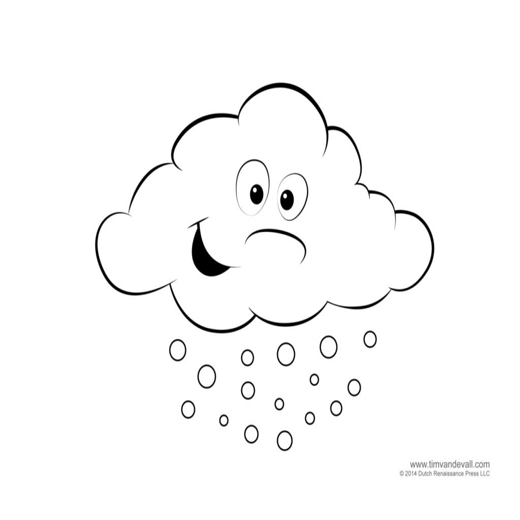 Weather Coloring Pages For Preschool