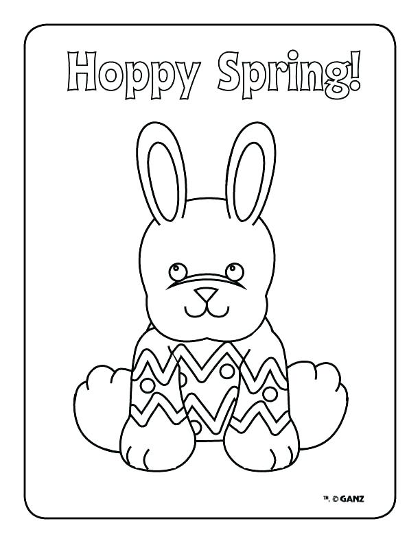 612x792 Webkinz Coloring Pages Coloring Pages Spring Bunny A Printable Egg