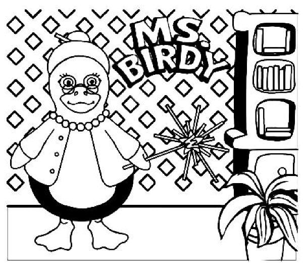 600x520 Webkinz Coloring Pages