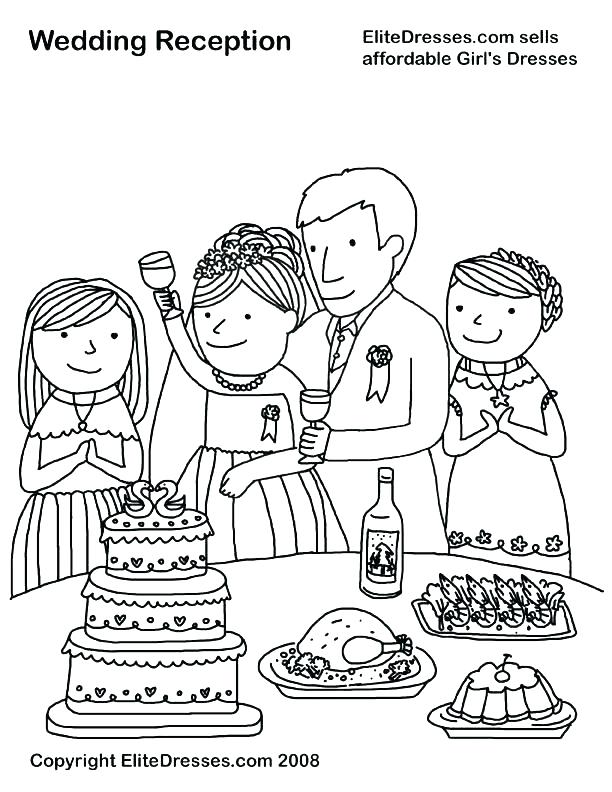 612x792 Wedding At Cana Coloring Page Wedding S Coloring Page Image