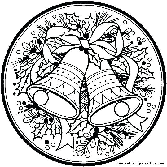 539x540 Bells Coloring Pages