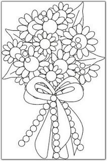 Wedding Bouquet Coloring Pages