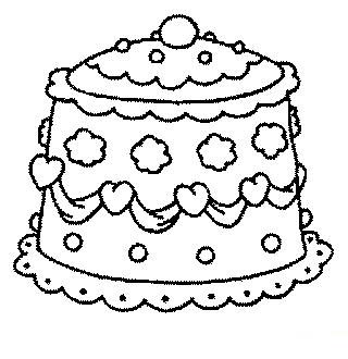 320x330 Wedding Cake Coloring Pages Coloring Pages