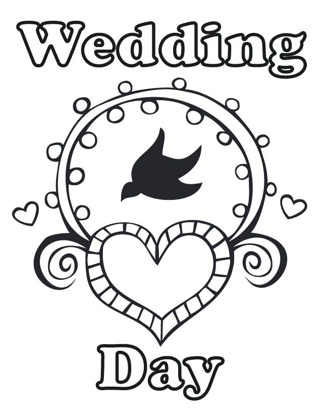 640x828 Wedding Coloring Books Wedding Coloring Pages Free Download