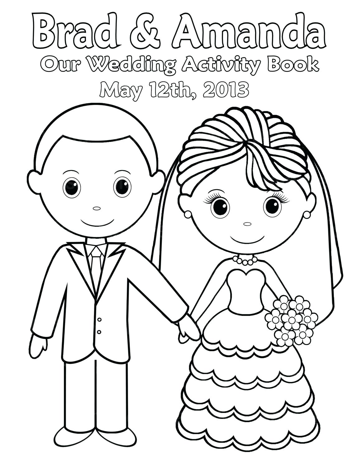1159x1500 Wedding Couple Coloring Pages For On Free Printable