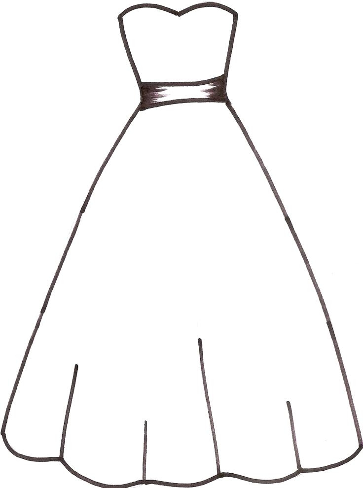 736x990 Dress Coloring Pages Fresh Dress Coloring Pages For Kids Coloring