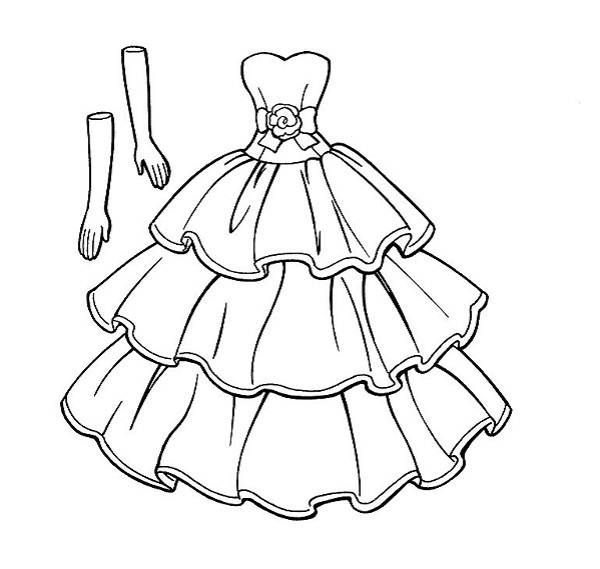 600x569 Free Printable Wedding Coloring Pages Wedding Dress Coloring