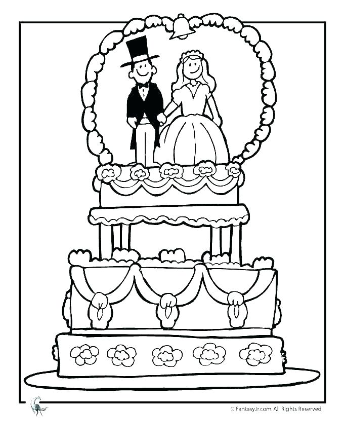680x880 Wedding Themed Free Coloring Sheets