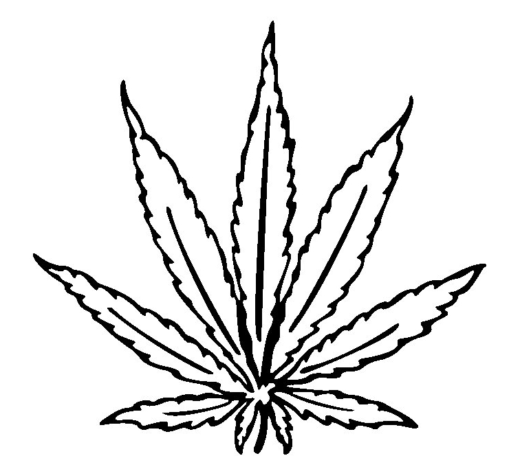 756x683 The Best Pot Leaf Coloring Pages