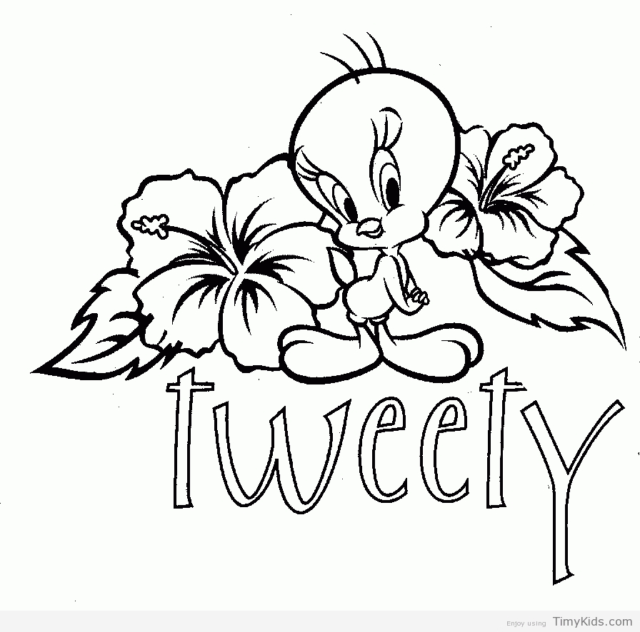 896x886 Awesome Coloring Pages Tweety Bird Smoking Weed Gallery Great