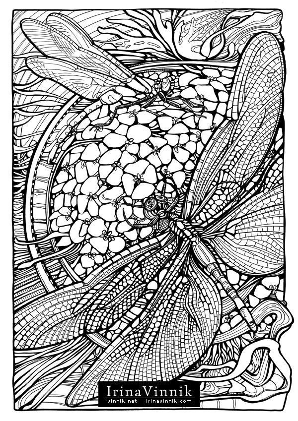 600x849 Best Zentangle And Intricate Illustrtions For Coloring Images