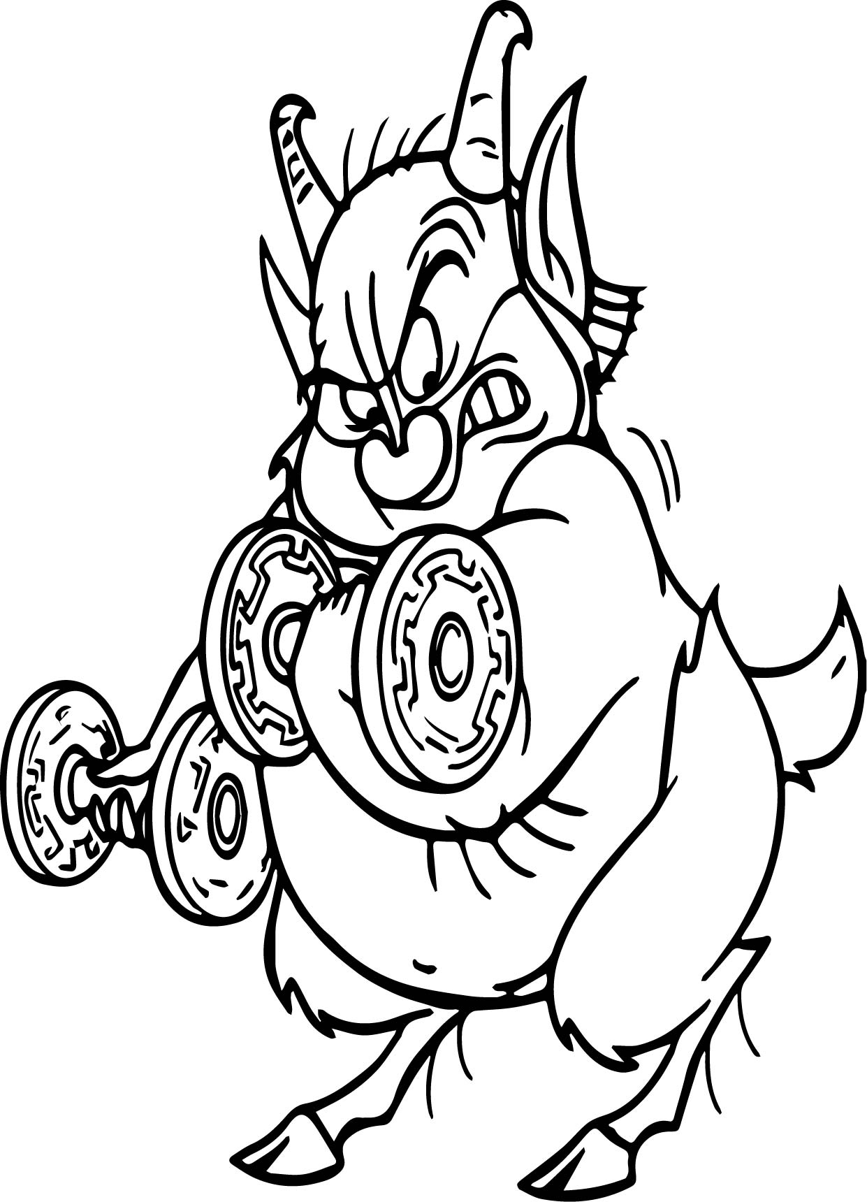 1241x1720 Phil Hercules Weights Coloring Page Wecoloringpage