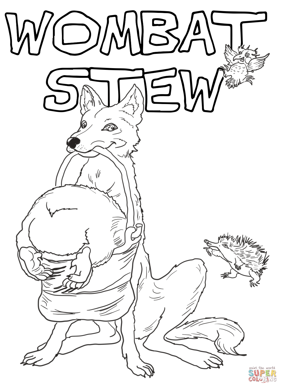 1164x1600 Dingo Coloring Pages To Print Coloring For Kids
