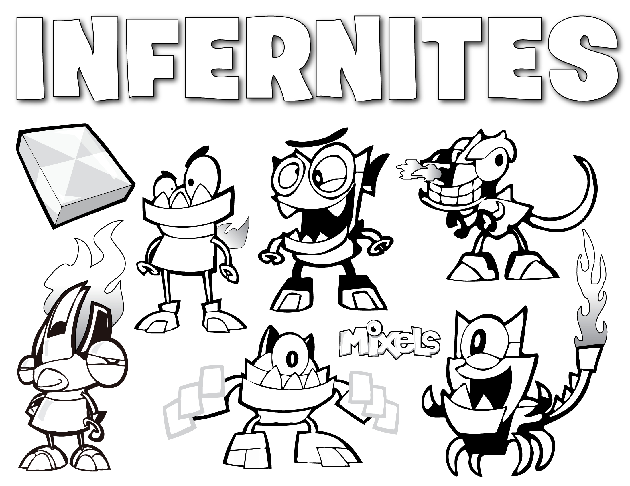 2200x1700 New Mixels Coloring Pages Crafts Free Coloring Pages
