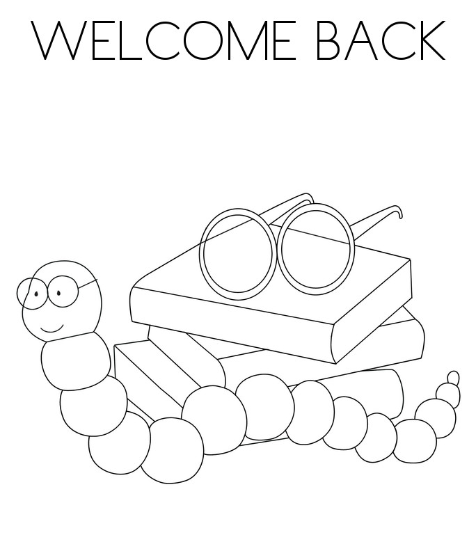 684x792 Unique Welcome Back Coloring Pages On Coloring Print