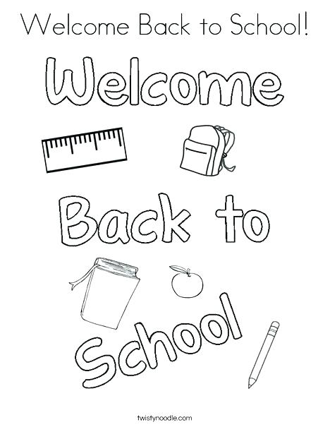 468x605 Back To School Coloring Pages Welcome Back To School Coloring