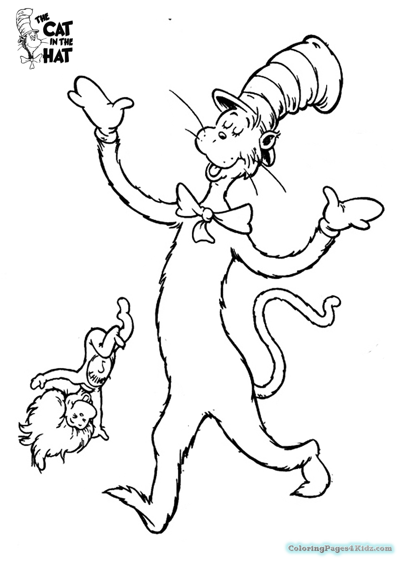 800x1120 Cat In The Hat Welcome Coloring Pages Coloring Pages For Kids