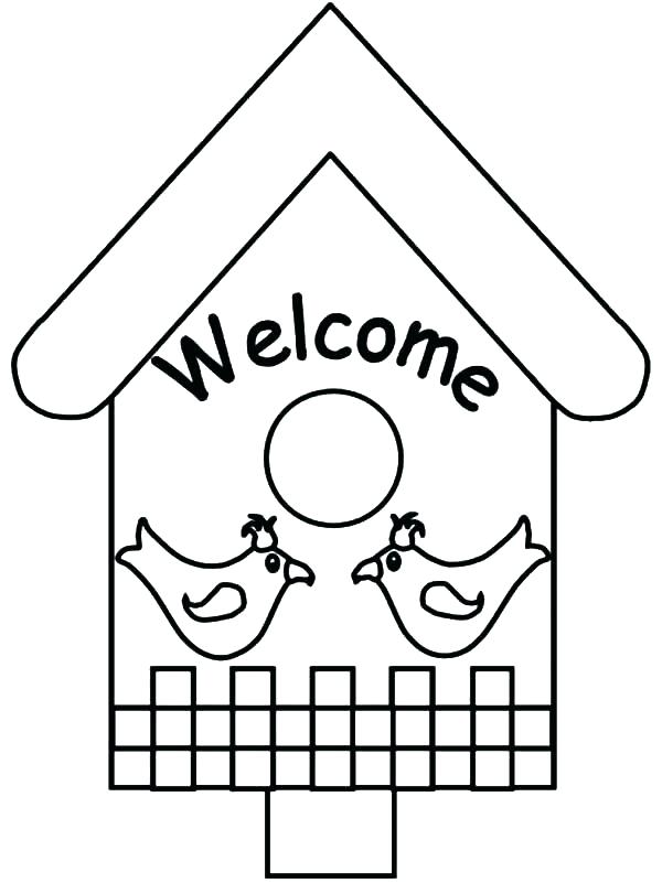 600x801 Welcome Coloring Page Welcome Coloring Page Crayon Pages Back