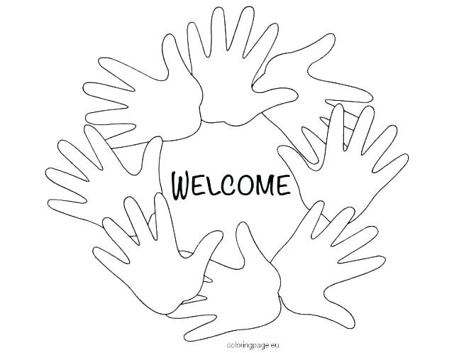 671x497 Home Coloring Pages Home Coloring Pages Welcome Home Coloring