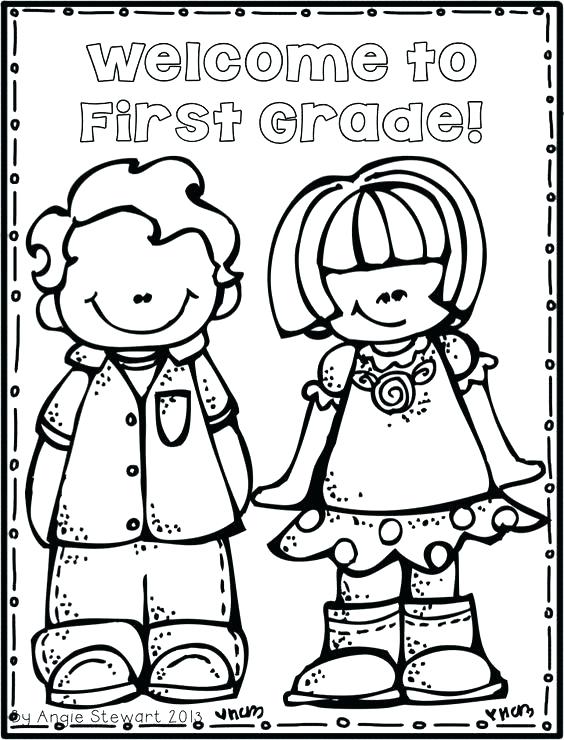 564x740 Welcome To Kindergarten Coloring Page Welcome Coloring Pages Back