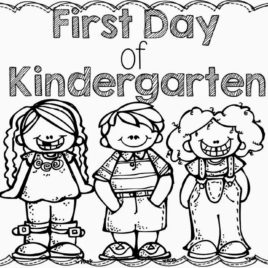 268x268 Welcome To Kindergarten Coloring Page All About Coloring Pages