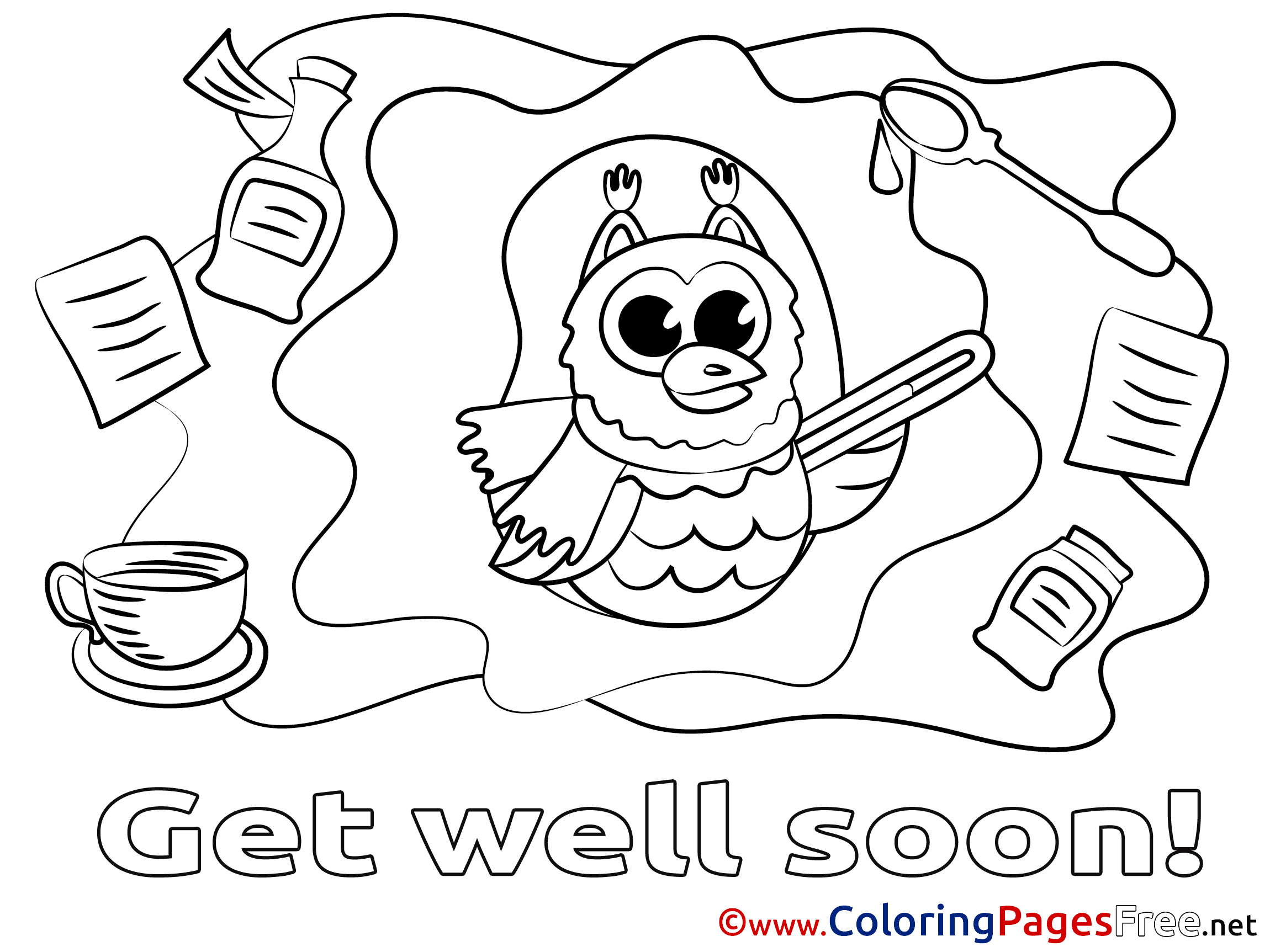2300x1725 Elegant Get Well Soon Coloring Pages With Additional Coloring