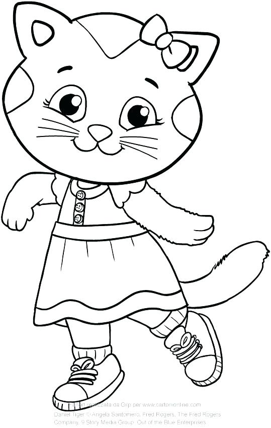 539x850 Tiger Coloring Pages As Well As The Pussycat Friend Of Tiger