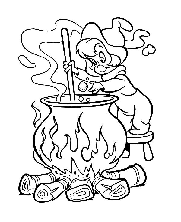600x734 Wendy The Witch Coloring Pages Best Place To Color