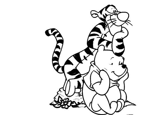 550x398 Cute Baby Winnie The Pooh Coloring Pages Drawing Board Weekly