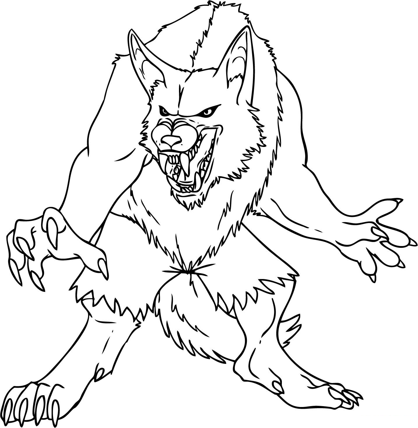 1434x1468 Werewolf Coloring Pages Kids Coloring Pages Free Printable
