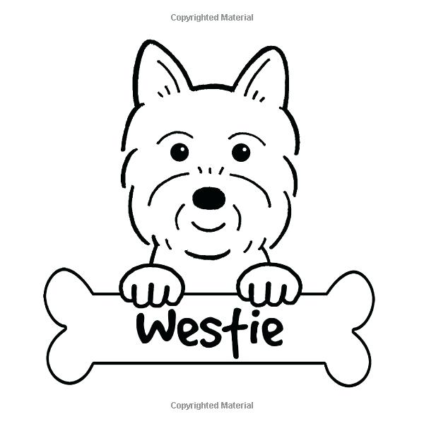 600x600 Westie Coloring Pages