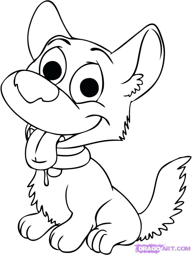 660x877 Westie Coloring Pages How To Draw A Cartoon Dog Step