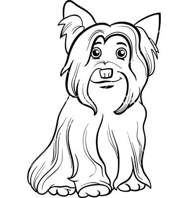 380x400 Yorkshire Terrier Coloring Pages