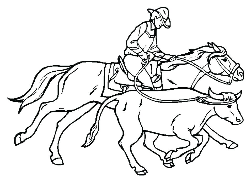 957x700 Western Coloring Sheets Preschool Cowboy Coloring Pages