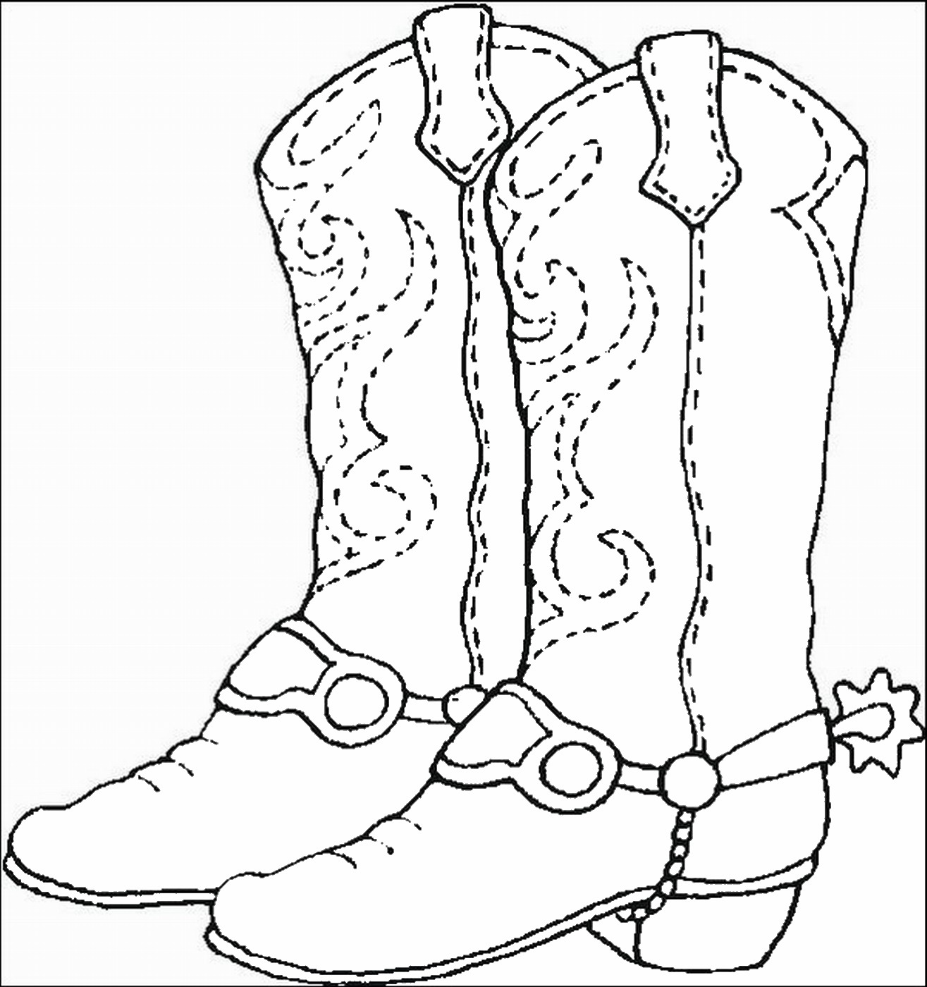 free printable cowboy coloring pages - western coloring pages karens ...