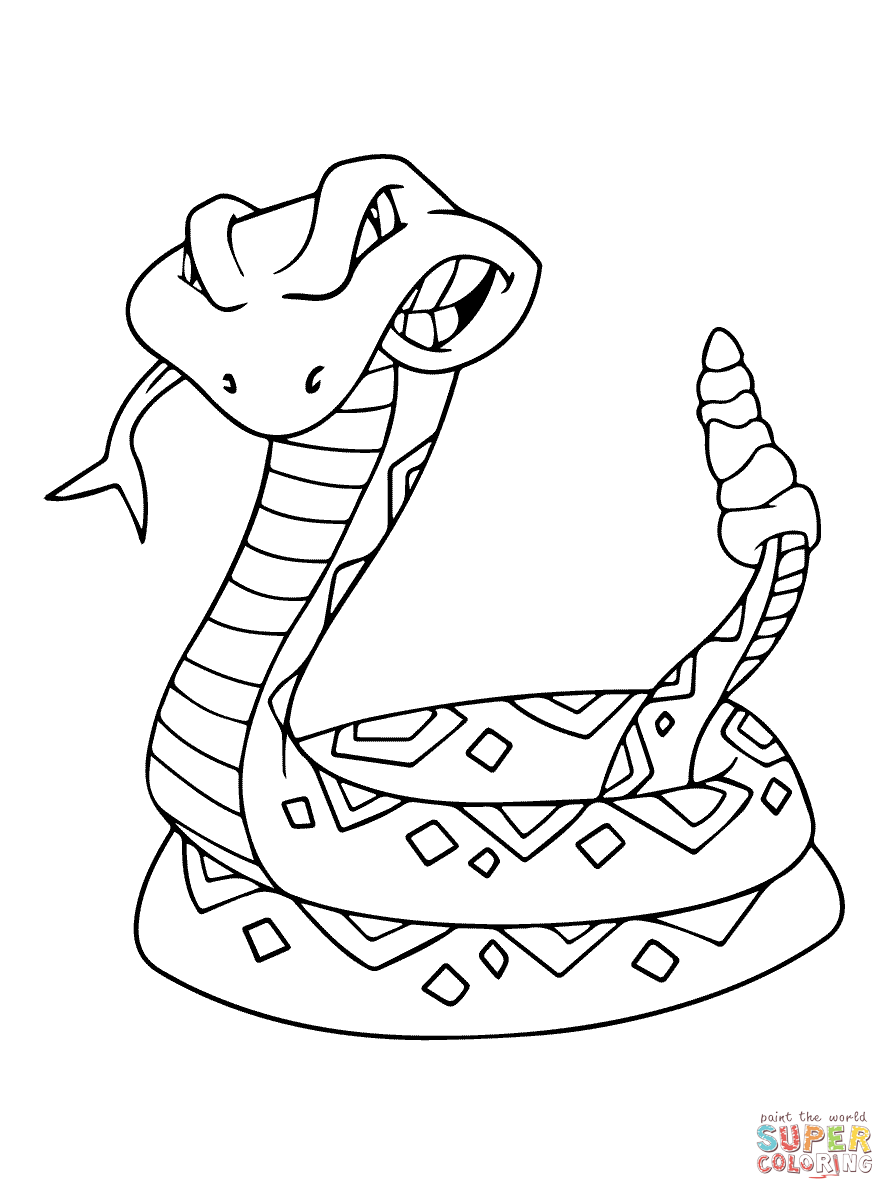 895x1200 Rattlesnake Coloring Page Free Printable Pages Amazing