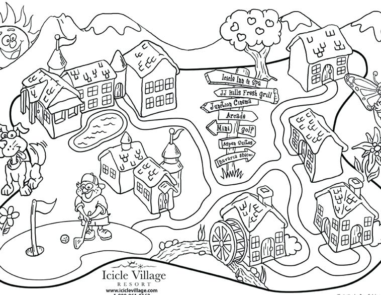 758x586 Town Coloring Pages Western Coloring Pages Plus Best Cowboy