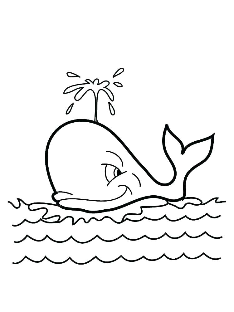 750x1000 Whale Coloring Page
