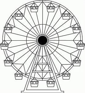 277x300 Ferris Wheels, Coloring Sheets
