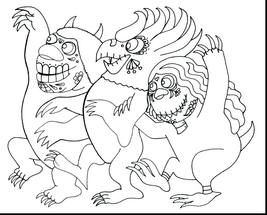 921x744 Outstanding Inspiring Where The Wild Things Are Coloring Pages