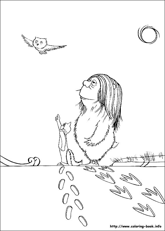 567x794 The Wild Things Are Coloring Picture