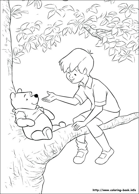 567x794 Classic Winnie The Pooh Coloring Pages The Pooh Coloring Picture